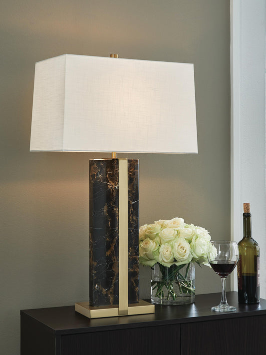 Ashley Express - Neonish Marble Table Lamp (1/CN)