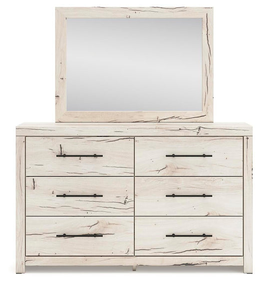Lawroy Queen Panel Storage Bed, Dresser, Mirror and Nightstand