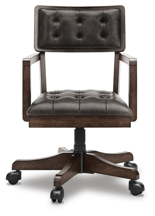 Ashley Express - Breckington Home Office Desk with Chair and Storage