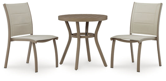Mission Beach Chairs w/Table Set (3/CN)