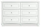 Kozlani Six Drawer Dresser