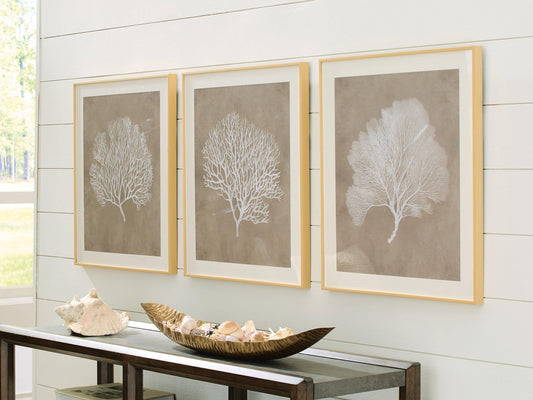 Ashley Express - Hendridge Wall Art Set (3/CN)