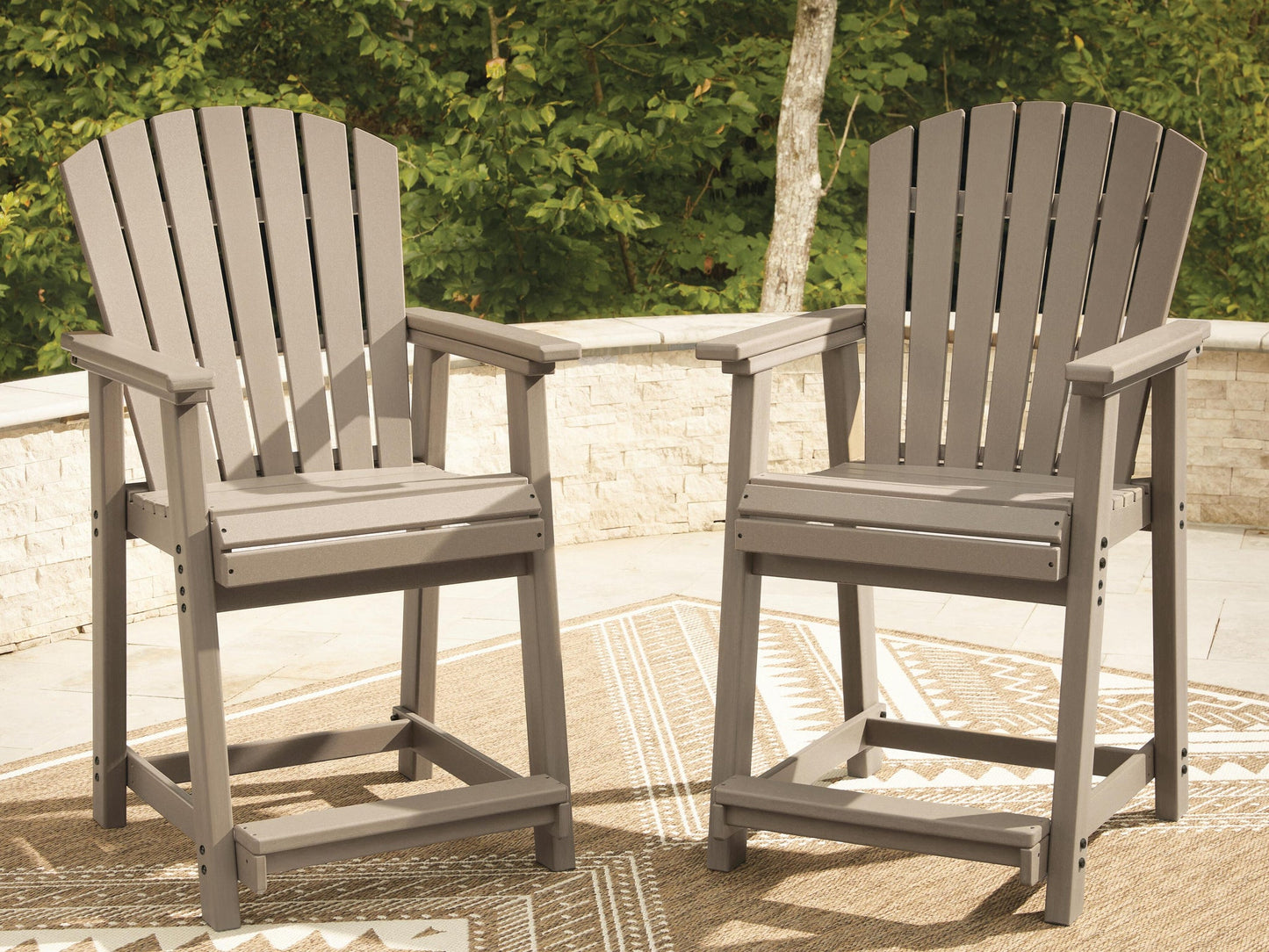 Ashley Express - Seacliff Beach Barstool (2/CN)