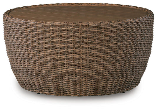 Ashley Express - Double Point Round Cocktail Table