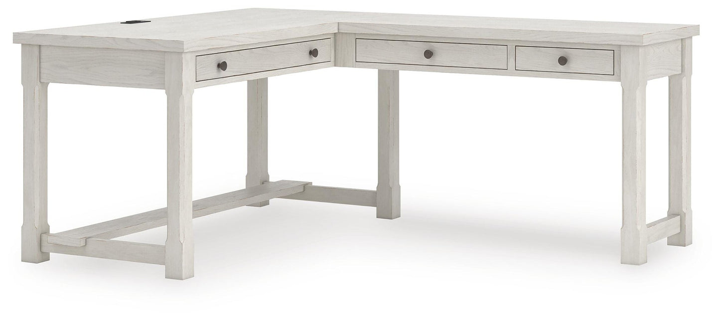 Robbinsdale L-Shaped Home Office Desk