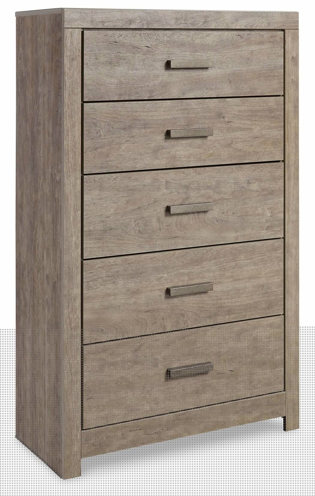 Culverbach Queen Panel Bed with Mirrored Dresser, Chest and Nightstand