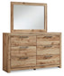 Hyanna Queen Panel Bed, Dresser, Mirror, Chest and Nightstand