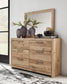 Hyanna Twin Panel Bed, Dresser, Mirror, Chest and Nightstand
