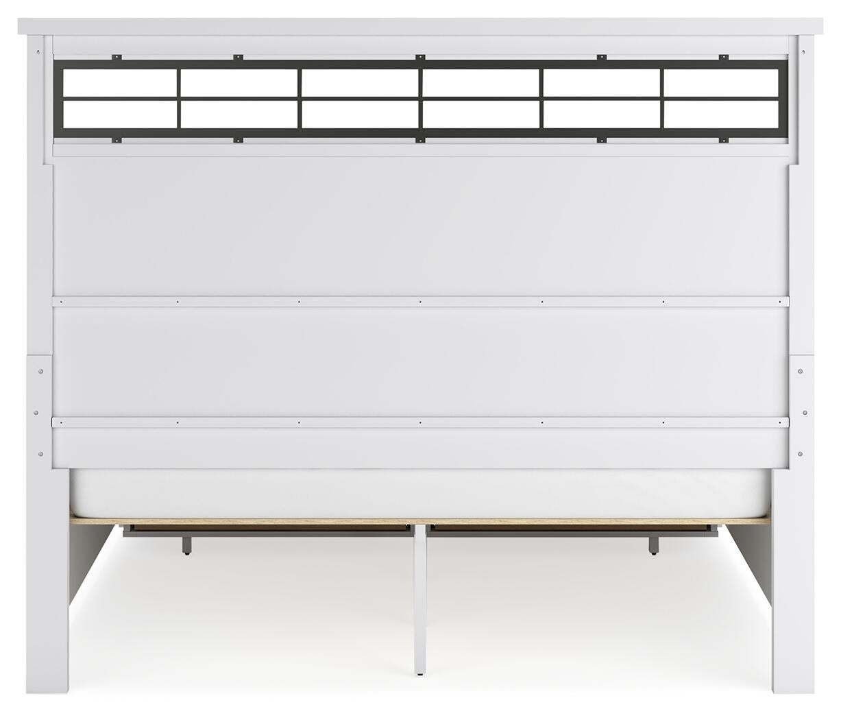 Ashbryn California King Panel Storage Bed, Dresser, Mirror and Nightstand