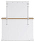 Ashbryn California King Panel Storage Bed, Dresser and Mirror