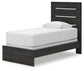 Hollivern Twin Panel Bed, Dresser, Mirror, Chest and Nightstand