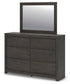 Fraluna Queen Panel Bed, Dresser, Mirror and Nightstand