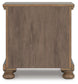 Feddinger California King Panel Bed with Mirrored Dresser and Nightstand