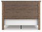 Feddinger King Panel Bed with Mirrored Dresser and Nightstand