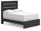 Hollivern Full Panel Bed, Dresser, Mirror, Chest and Nightstand