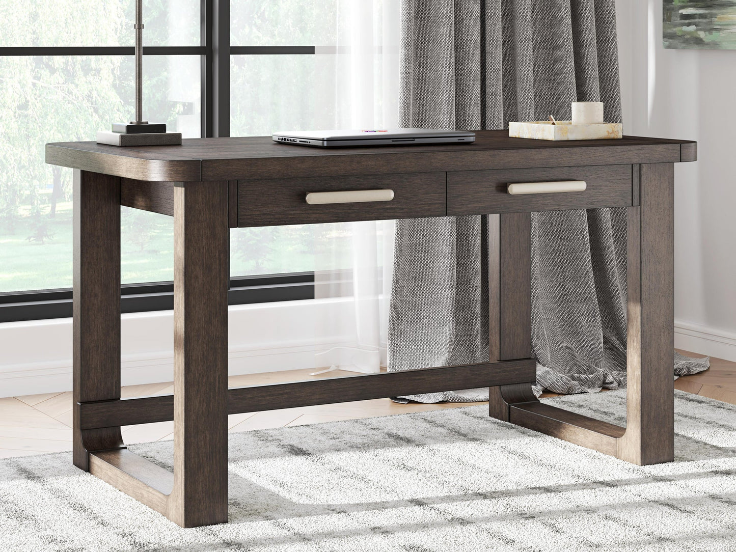 Ashley Express - Breckington Home Office Desk with Chair