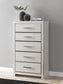 Zuraleus Queen Upholstered Panel Platform Bed, Dresser, Mirror, Chest and Nightstand