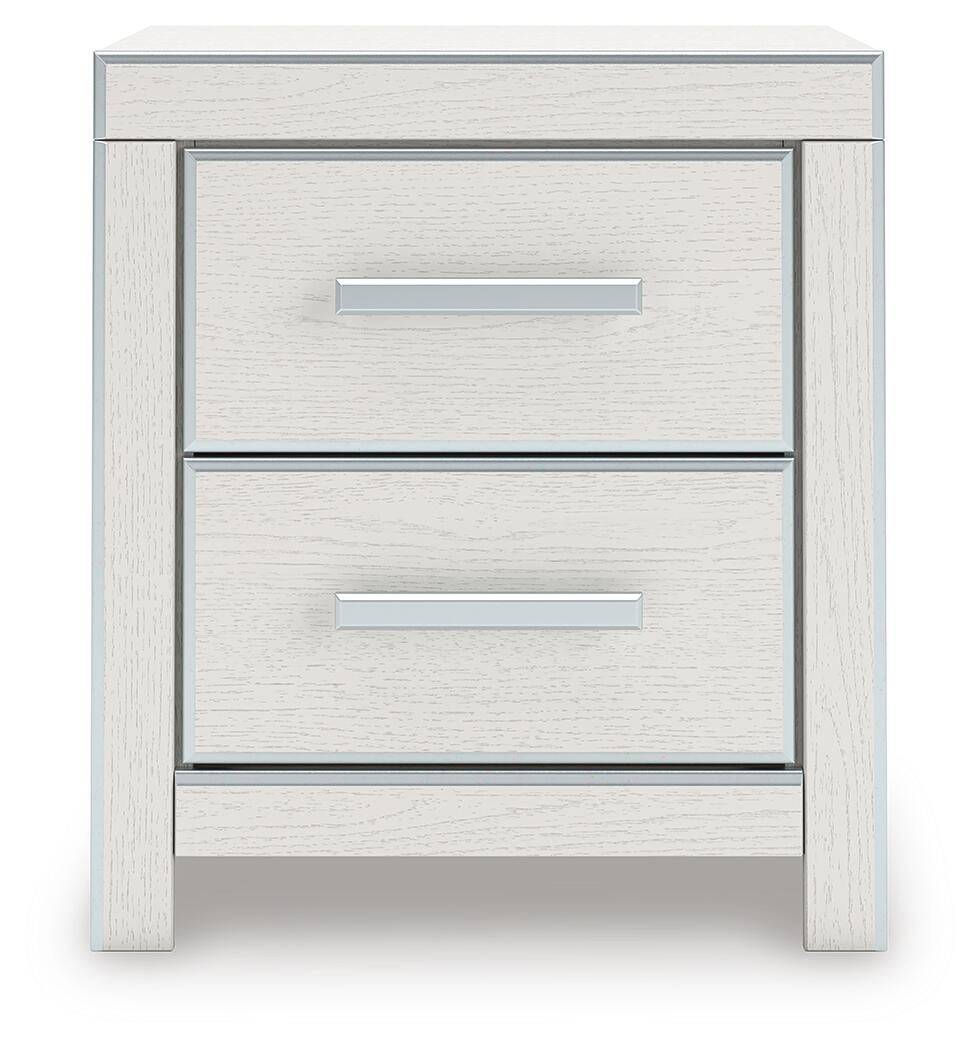 Zuraleus King Upholstered Bed, Dresser, Mirror and Nightstand