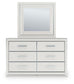 Zuraleus Queen Upholstered Bed, Dresser, Mirror, Chest and Nightstand