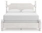 Rowlenstown California King Poster Bed, Dresser, Mirror and Nightstand