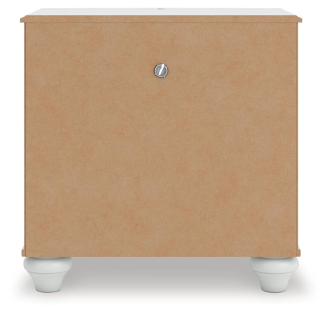Kozlani Full Upholstered Panel Storage Bed, Dresser, Mirror and Nightstand