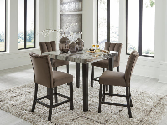 Ashley Express - Jazmore Counter Height Dining Table and 4 Barstools